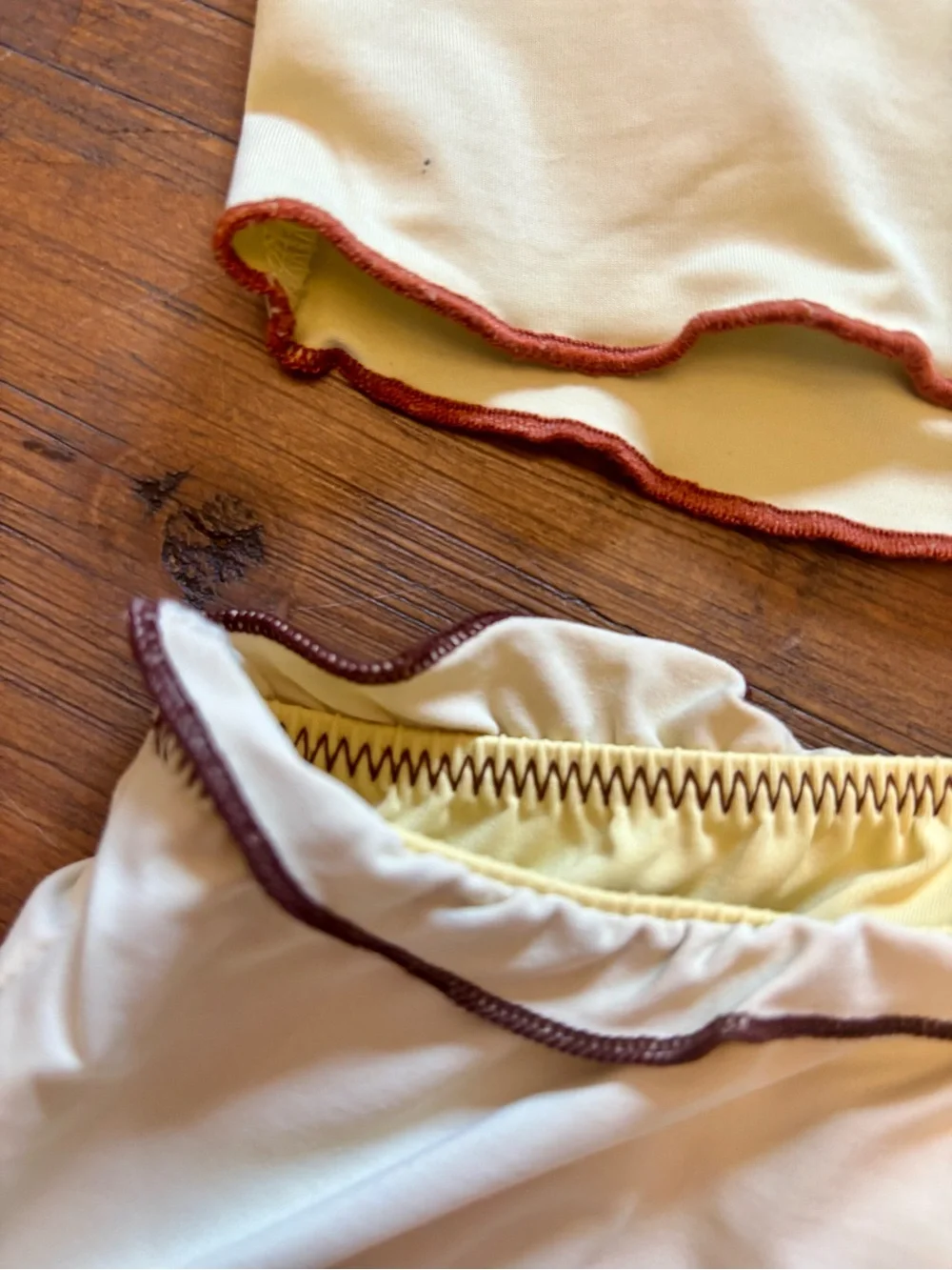 Rare! Frankie’s bikinis x Gigi HADID yellow fawn top and shorts set
